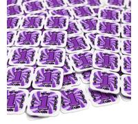 CombiCraft Jetons événementiels séparables avec 1000 jetons en Violet à casser comme 2 pièces de Demi, idéal comme méthode de paiement pour événements