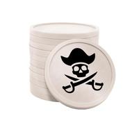 CombiCraft Jetons pour buvette Ø29 mm pièce de Pirate Nacre, Emballage de 100 pièces