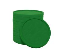 CombiCraft jetons Vierges en Plastique Vert foncé - Ø29mm - 100 Pièces
