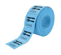 CombiCraft ticket repas sur rouleau avec symbole couverts bleu - 500 tickets - méthode de paiement lors des événements