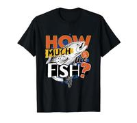 Combien coûte Le Poisson drôle pêcheur T-Shirt Graphique avec Valeur