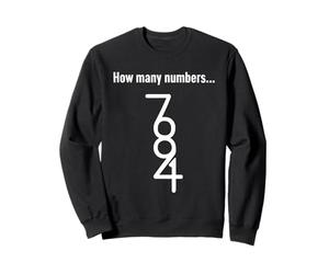 Combien de Chiffres mathématiques Casse-tête Casse-tête Sweatshirt