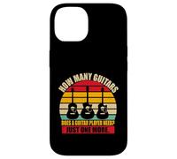 Combien de Guitares Un Guitariste Musicien Guitariste Coque pour iPhone 14