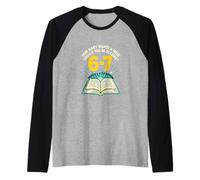 Combien de Nuits de Lecture 67 Meme Six Seven Teacher Funny Manche Raglan