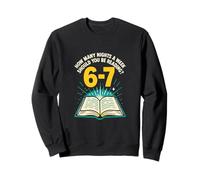 Combien de Nuits de Lecture 67 Meme Six Seven Teacher Funny Sweatshirt