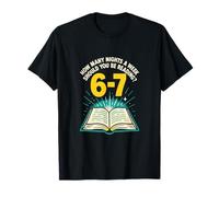 Combien de Nuits de Lecture 67 Meme Six Seven Teacher Funny T-Shirt