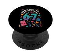 Combien de Nuits par Semaine Devriez-Vous Lire 6-7 Meme drôle PopSockets PopGrip Adhésif