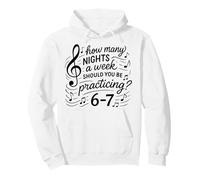 Combien de Nuits par Semaine Devriez-Vous pratiquer 6-7 Citation Sweat à Capuche