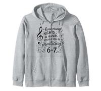 Combien de Nuits par Semaine Devriez-Vous pratiquer 6-7 Citation Sweat à Capuche