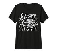 Combien de Nuits par Semaine Devriez-Vous pratiquer 6-7 Citation T-Shirt Haut de Gamme
