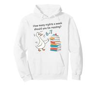Combien de Nuits par Semaine pour Lire 6 à 7 bibliothèques Sweat à Capuche