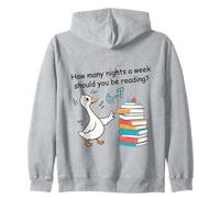 Combien de Nuits par Semaine pour Lire 6 à 7 bibliothèques Sweat à Capuche