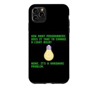 Combien de programmeurs prennent pour Changer la Blague du codeur d'ampoule Coque pour iPhone 11 Pro Max