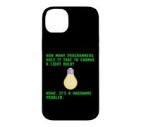 Combien de programmeurs prennent pour Changer la Blague du codeur d'ampoule Coque pour iPhone 14 Plus