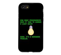 Combien de programmeurs prennent pour Changer la Blague du codeur d'ampoule Coque pour iPhone SE (2020) / 7/8