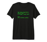 Combien de programmeurs prennent pour Changer Le développeur d'ampoule T-Shirt Haut de Gamme