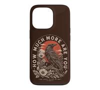Combien êtes-Vous Encore Luke Christian Raven Bible Verse Coque pour iPhone 13 Pro