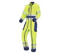 COMBINAISON 2 FAG FLUO BASE XP JAUNE FLUO / MARINE HAUTE VISIBILITE CEPOVETT - 22-9J81-3047-701 XXL