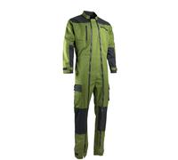 Combinaison 2 zips bicolore TRIDENT VERT MOUSSE NOIR - LMA LEBEURRE - 4136 XXS