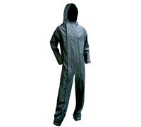 Combinaison 2 zips de pluie gamme TOP METEORE KAKI FONCÉ - LMA LEBEURRE - 4041 XL