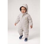 Combinaison à capuche anti-pluie bébé doublée maille polaire sable 18M(81CM)