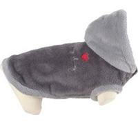 Combinaison à capuche pour chiens TEDDY gris 35cm Zolux