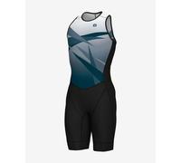 Combinaison Alé Horizon courte vert blanc - L