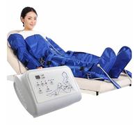 Combinaison amincissante corporelle avec massage pression d'air, machine professionnelle pressothérapie avec thérapie vide et drainage lymphatique par pression vagues air avec 4 modes pour massage