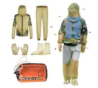 Combinaison Anti-Mouches | Combinaison Intégrale Femme | Veste Pantalon Gants Équipement pour Randonnée Voyage Apiculture Camping Jardinage Chasse Extérieur
