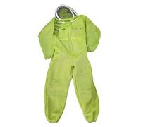 Combinaison Apiculteur Apiculteur 3D tissu respirant Protection à manches longues combinaison gants costume Extra grande taille apiculture abeille ferme outils fournitures(1pcs,L)