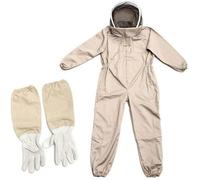 Combinaison Apiculteur Professionnelle, Protection Intégrale avec Gants, Anti-Guêpes Équipement Apiculture