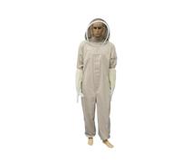 Combinaison Apiculteur Vêtements d'apiculture complets, combinaison professionnelle d'apiculture avec gant en cuir, vêtements de protection ventilés, tenue de sécurité agricole(Thick XXL)