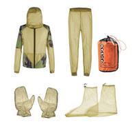 Combinaison Apiculture, Vêtement Protection Abeilles, Costume D'apiculture intégrale Professionnelle avec Gants, Respirant & Léger, pour adulte