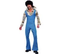 Combinaison Avec Chemise Cousue 70's Jean - Bleu - M 0 G