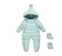 Combinaison Bebe 2025 Automne Body Nouveau Né Capuche Jumpsuit avec Gants Vêtements pour Nouveau-né Combinaison Bebe Nettoyage Vadrouille avec Gants Et Chaussures Combinaison Garçon Fille 3-6 Mois
