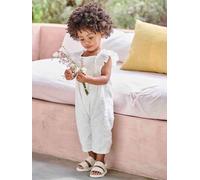 VERTBAUDET Combinaison Bébé Brodée Cérémonie Doublé Coton écru 6M(67CM)
