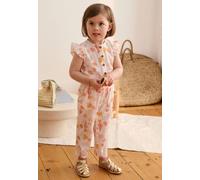 Combinaison bébé en gaze de coton sumba rose 18M(81CM)