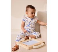 Combinaison bébé en gaze de coton tiana ecru 24M(86CM)