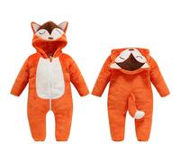 Combinaison Bebe Fille - Body en Flanelle Douce pour Bébé Garçon Et Fille, Pyjama Animal, Tenue Chaude pour Tout-Petit, À Porter Au Quotidien Et pour Jouer