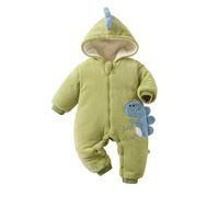 Combinaison Bebe Hiver Chaud Pyjama BéBé GrenouillèRe Manches Longues Barboteuses Pyjamas Flanelle Pilote Capuche Naissance 0-18 Mois