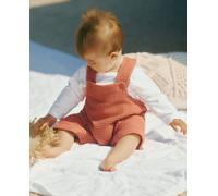 Combinaison bébé nid d'abeille mini maya terracota 0/3M(50/60)