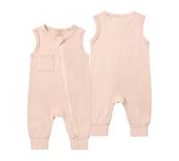 Combinaison bébé unisexe Grenouillères Coton Léger Combinaisons avec Entrejambe Confortable Barboteuses Double Fermeture clai Confortables et Respirants Vêtements de Haute qualité du Nourrisson 4 Ans