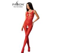 Combinaison sexy ouverte passion woman bs072 rouge - Taille: Taille unique 8, Couleur: Noir
