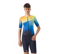 Combinaison Castelli Free San Remo 3 M/C Bleu Jaune, Taille S