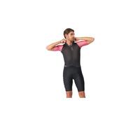 Castelli Combinaison de cyclisme Saturday Morning Skinsuit L Noir / Rosa Giro / Gris Smoky