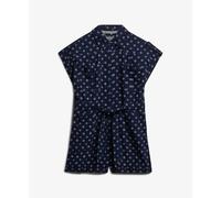 Superdry Combinaison centurée femme Utility manches courtes Bleu XS