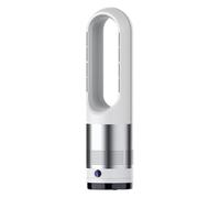 Combinaison chauffage et ventilateur sans pales, ventilateurs colonne avec purificateur d'air, avec télécommande, 8 vitesses, oscillation à 80°, minuterie 2-8 h, ultra silencieux, facile à nettoyer