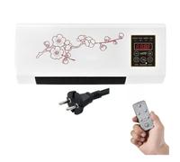 Combinaison Chauffage Et Ventilateur, Unité Murale 2-en-1 Climatiseur Mural, Modes Froid Et Chaud | Air Chaud Doux, Climatisation Mobile Pour Petite Pièce White Red,55 * 24 * 12cm
