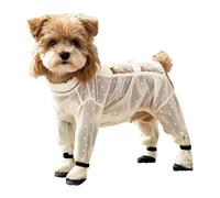 Combinaison Chien,Vêtement Extensible pour Animaux avec Anneau D et Sangle Réglable,Grenouillère Confortable Chiot | pour Promenade Quotidienne Aventure Trajets Voyage Camping Été Extérieur