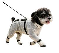 Combinaison Chiot | Vêtement Extensible pour Animaux avec Anneau D et Sangle Réglable | Combinaison Imperméable Chien,Pour Promenade Quotidienne Aventure Trajets Voyage Camping Été Extérieur